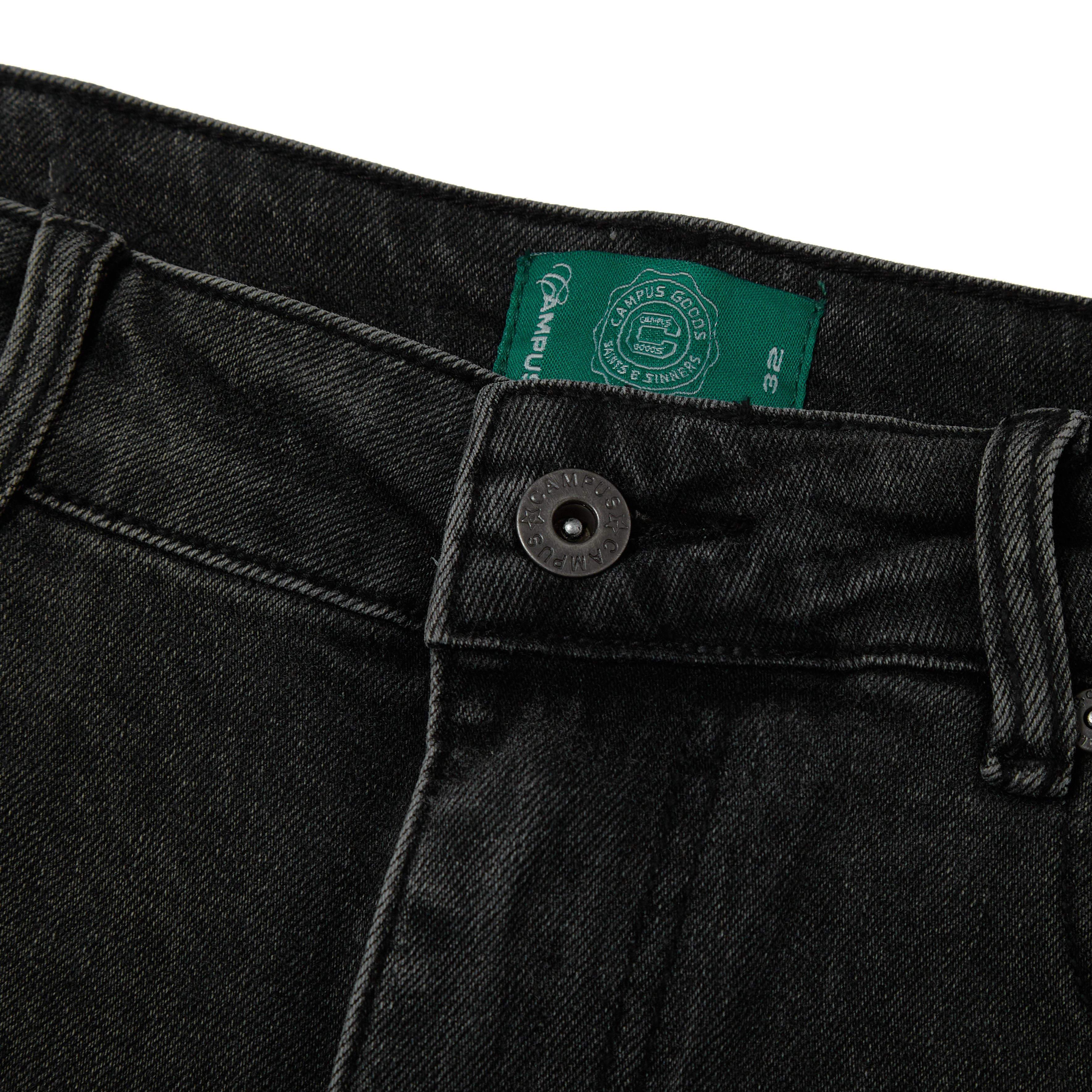 Electric Storm Jorts (Black Wash)